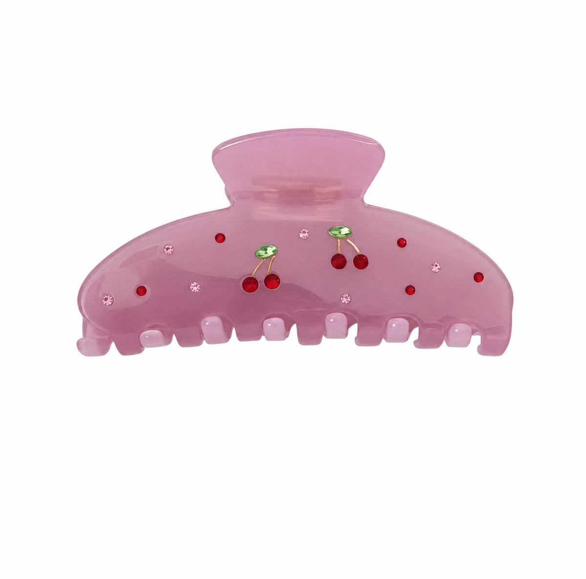 Pink Cherry Claw Clip