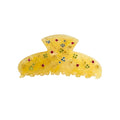 Yellow Gem Claw Clip